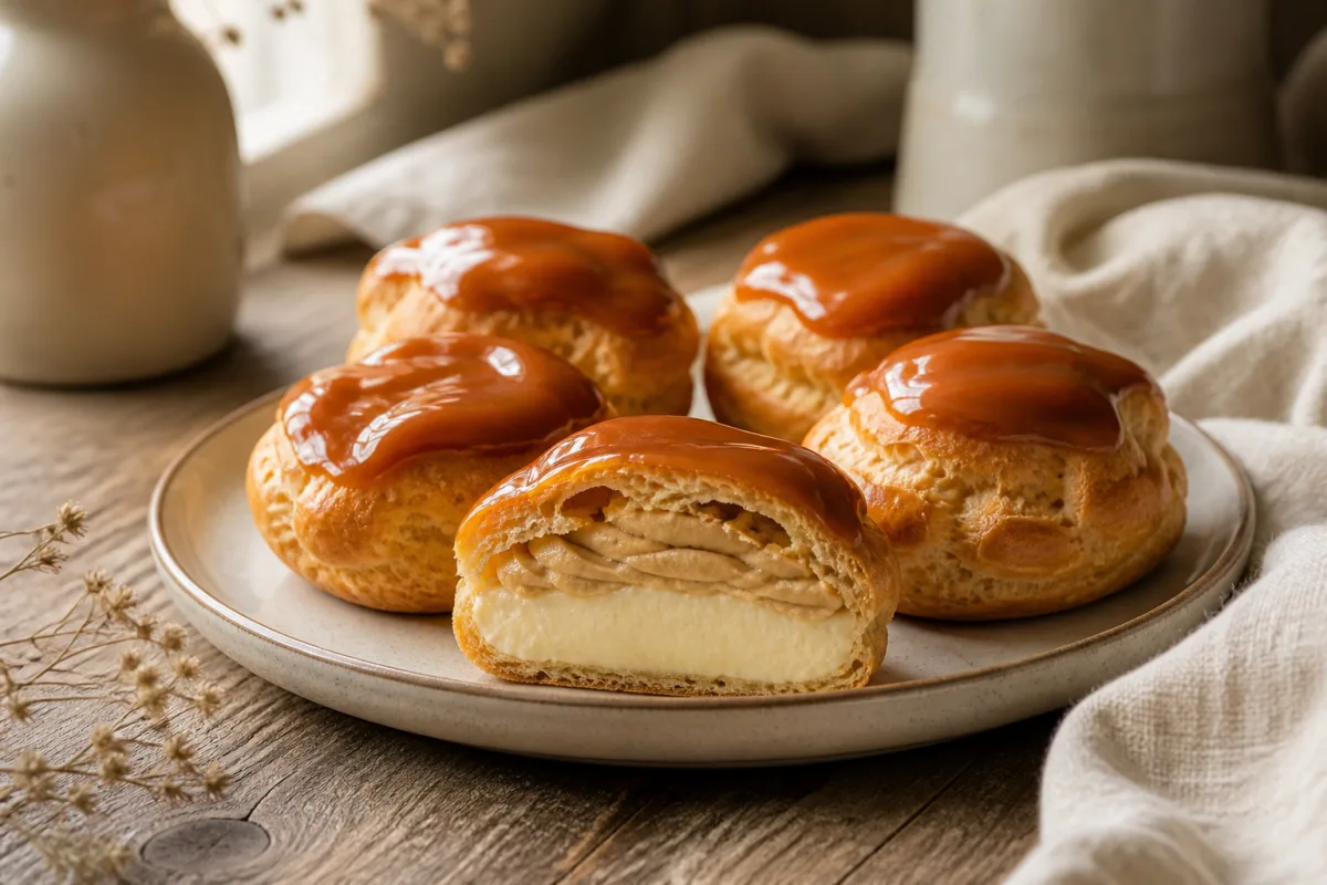 Caramel větrníky
