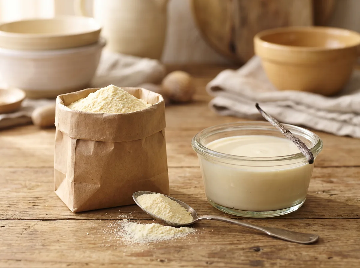 Glutenfreier Vanillepudding